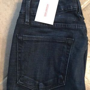 Dark wash Good American Jeans